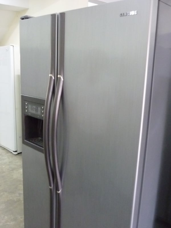 Samsung Side By Side Silver Refrigerator