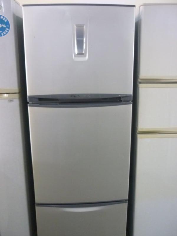 Used Toshiba 3 Doors Plasma Refrigerator