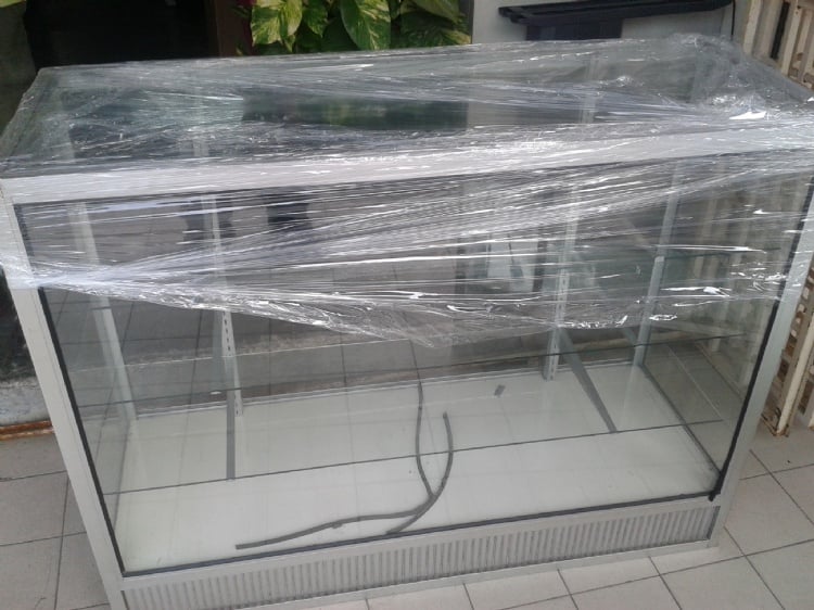 2 Level  4FT Glass Display Cabinet
