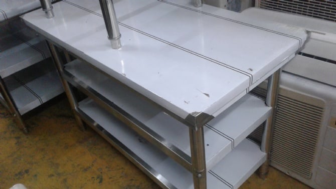 4FT Stainless Steel 3 Level Table