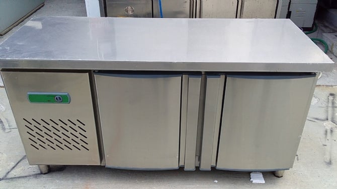 5FT Stainless Steel 2 Door Freezer