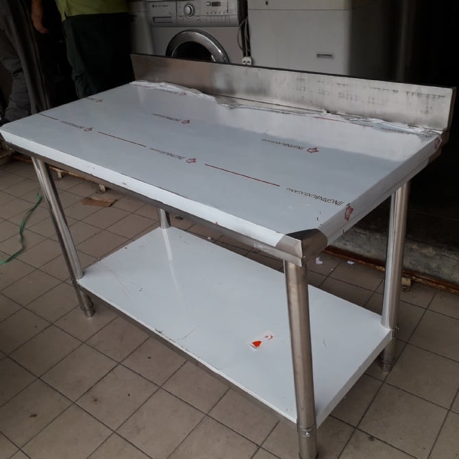 4FT 2 Level Stainless Steel Table