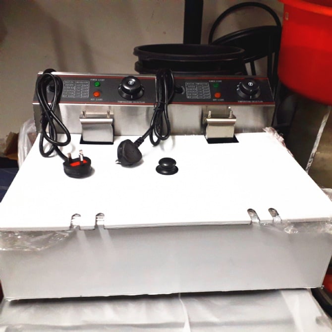 12L Double Tank Electric Deep Fryer