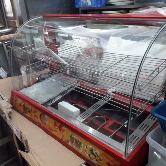 900mm Curve Electric Food Warmer