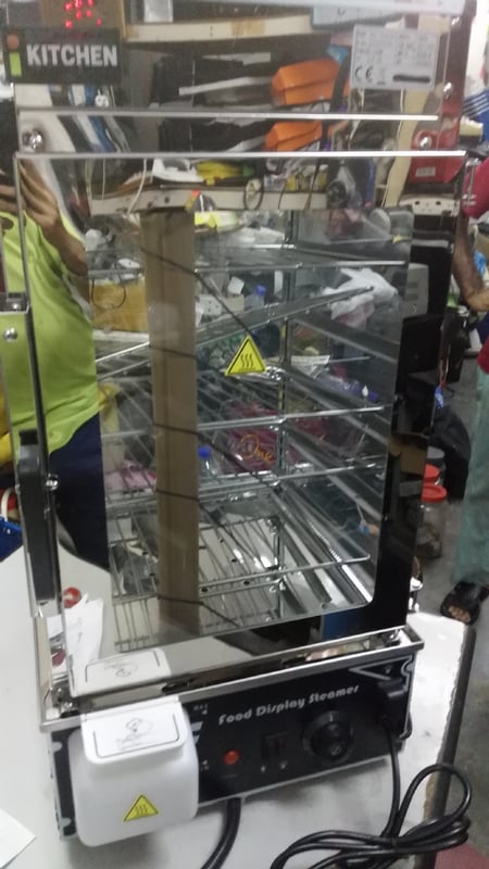 Electric Glass Display Food Steamer