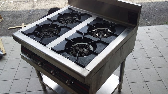 Stainless Steel Western 4 Gas Stove