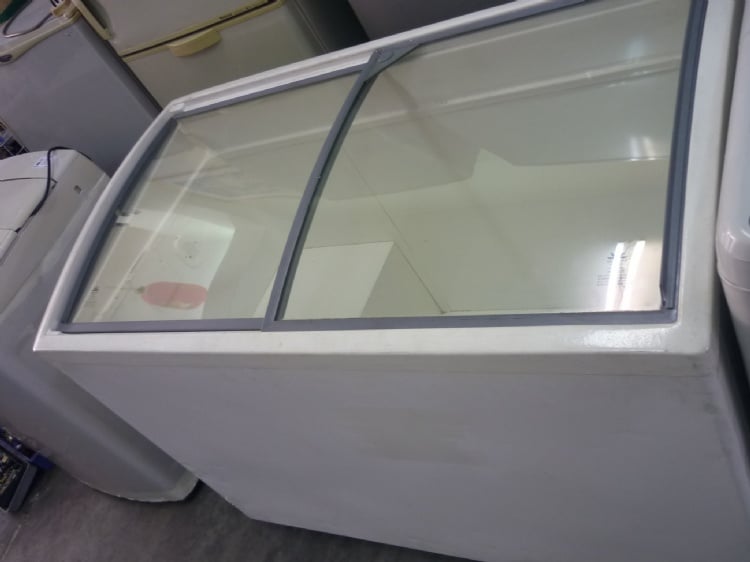 Used Glass Sliding Door Freezer