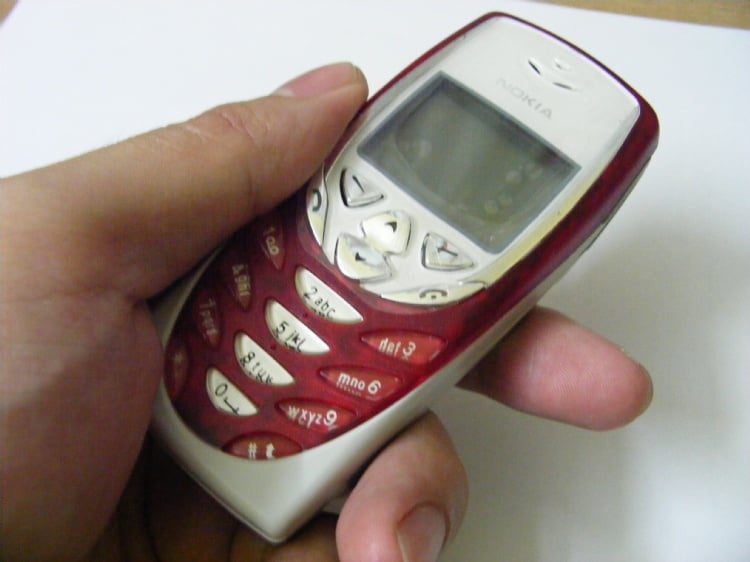 Original Nokia 8310 Classical Phone Red Colour