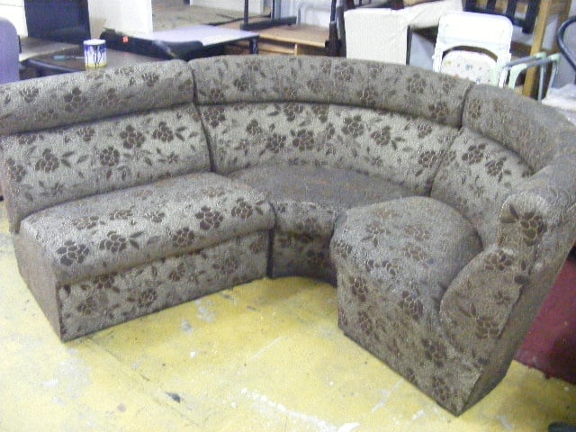 Used Sofa Set-Fabric Combination Sofa
